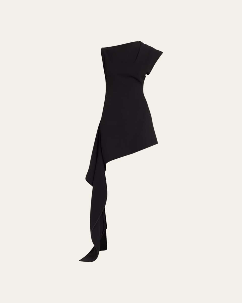 Indicative Asymmetric Cut-Away Dress